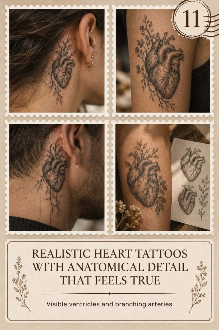 11 Realistic Heart Tattoo Spots For A Surprisingly Easy Session