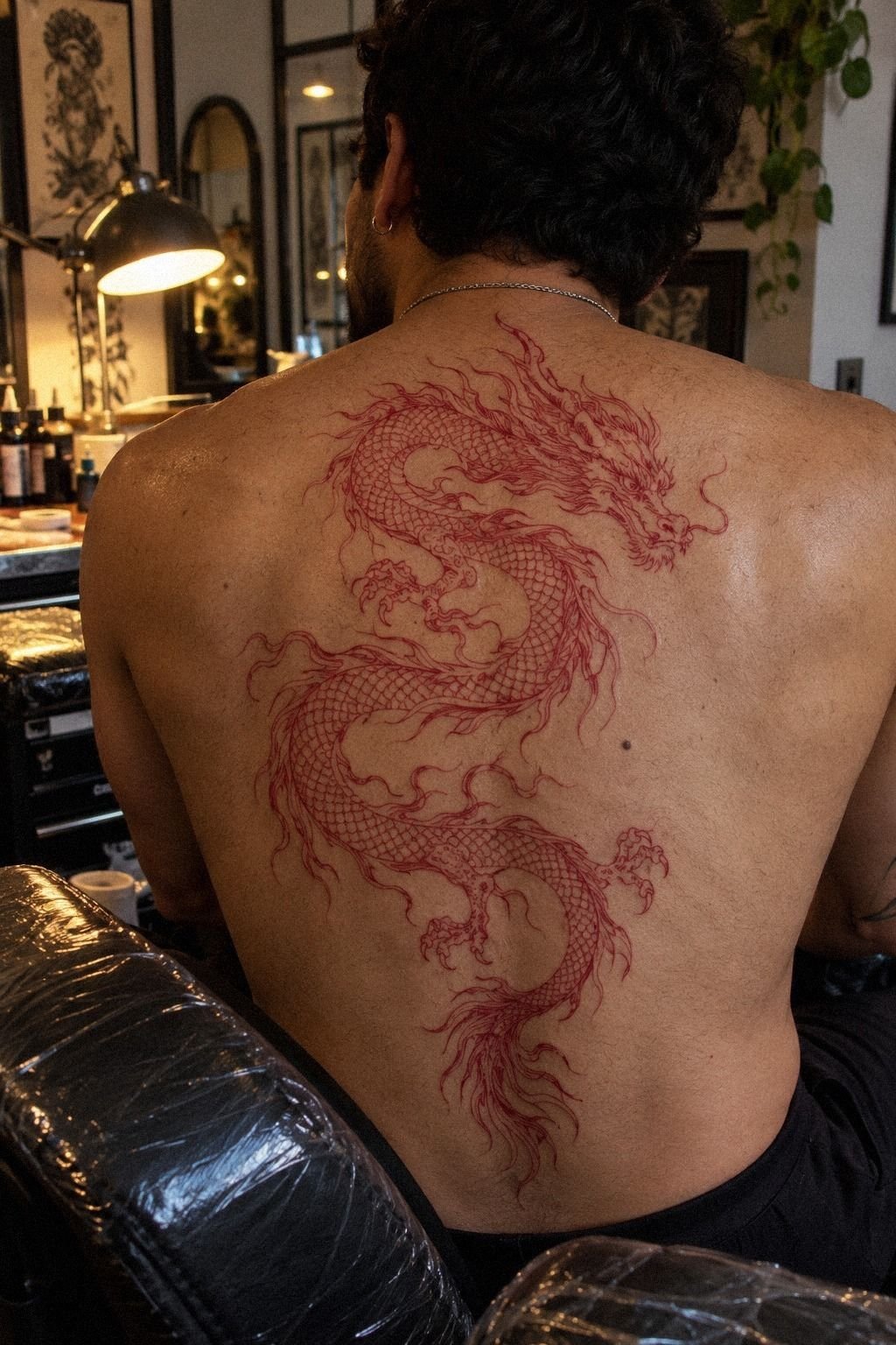 Managed Pain During Red Ink Application