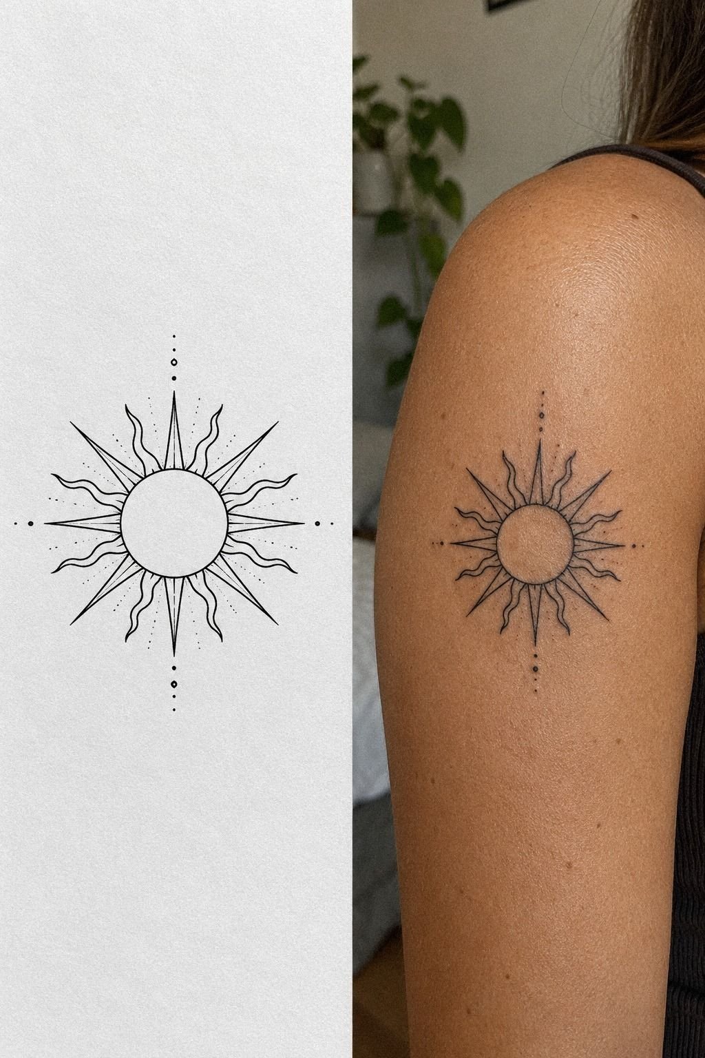 Compare Fresh and Healed Detail on the Upper Arm