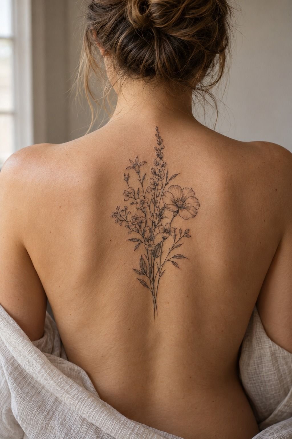 Her Birth Flower, Sketched From Memory