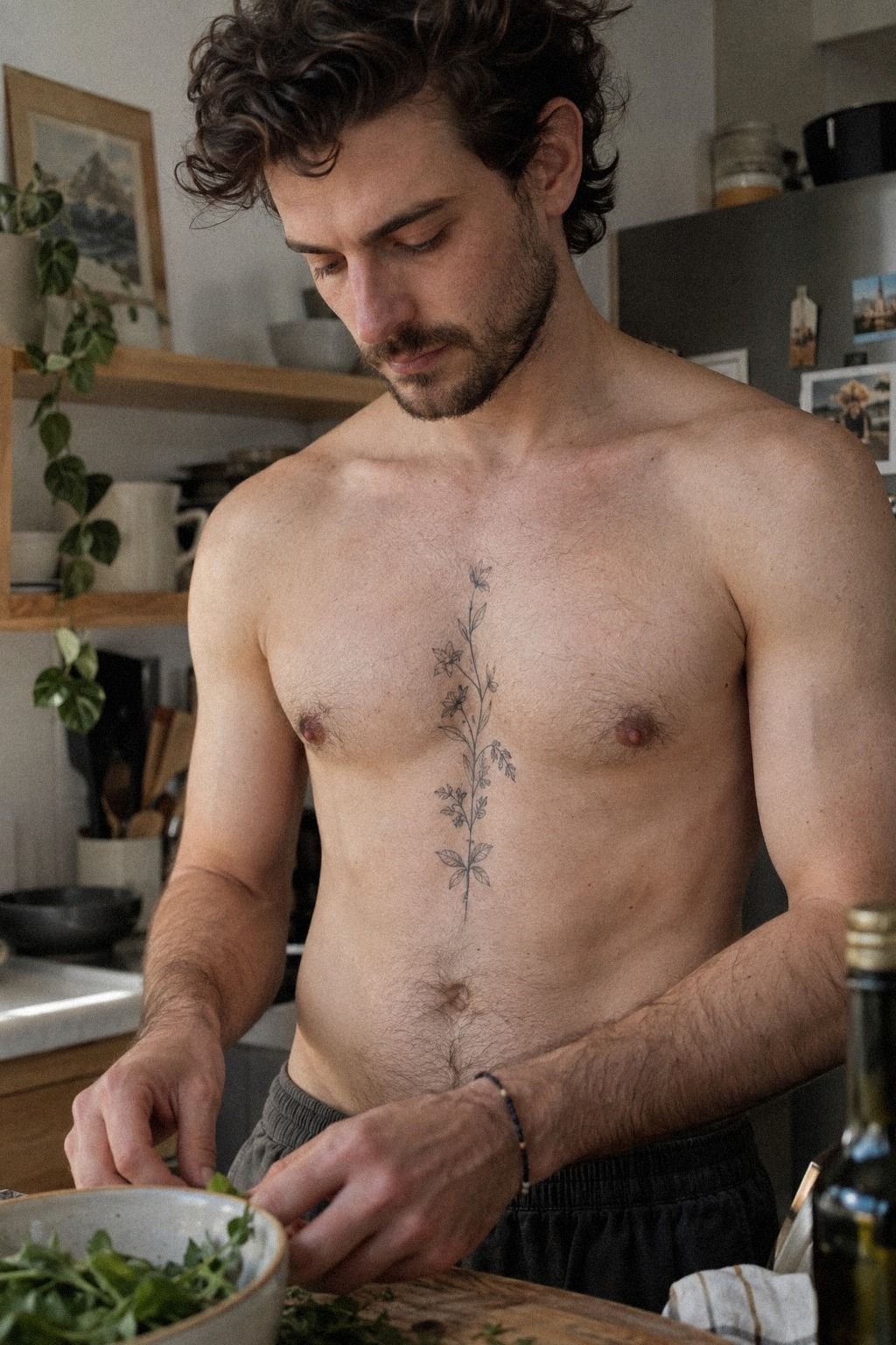 Fine Line Botanical Tattoo Sketches: The Stem-to-Space Method