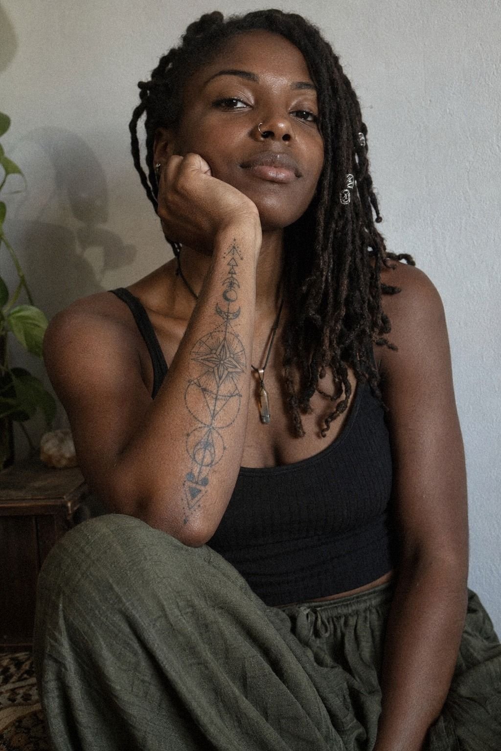Geometric Forearm Tattoos With Sacred Symmetry: The Three-Axis Rule